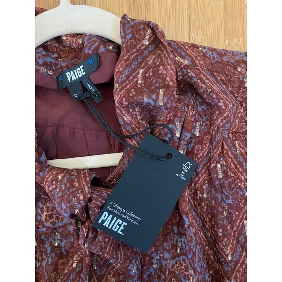 PAIGE CLEOBELLE LONG SLEEVE MINI DRESS - Picture 9 of 9